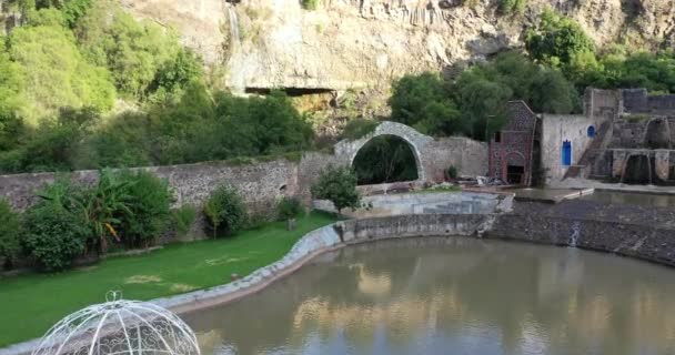 Vuelo Sobre Antigua Hacienda San Miguel Hidalgo México — Vídeo de stock