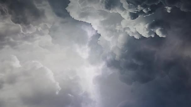 View Moving Cumulonimbus Clouds — Stock Video