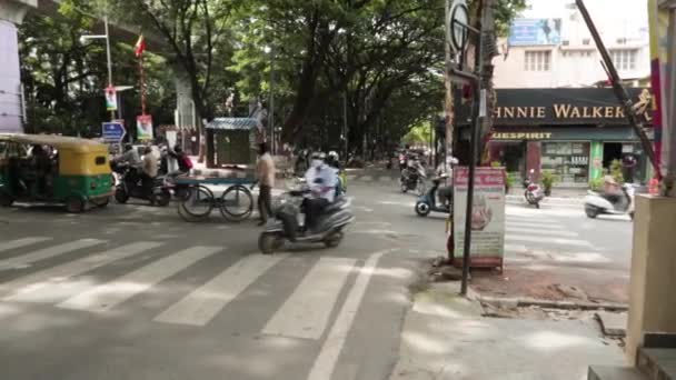 Strade Traffico Bangalore India — Video Stock