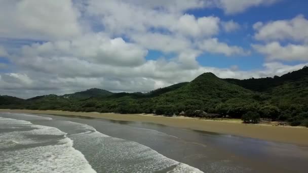 ニカラグアのビーチでのドローン航空ビデオ サンファンデル シュル ニカラグア ニカラグア マナグア — ストック動画
