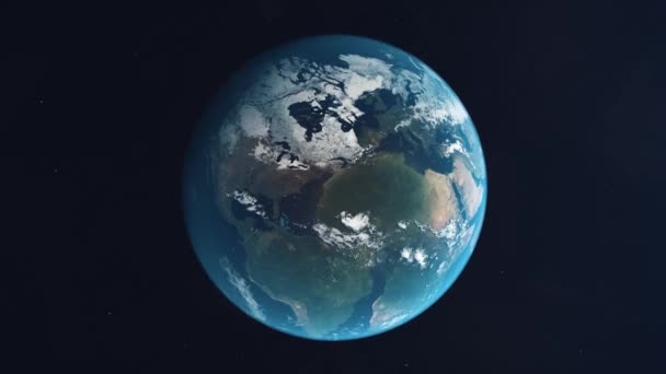 Pangea Continents Earth Separating Forming Millions Years — Stock Video