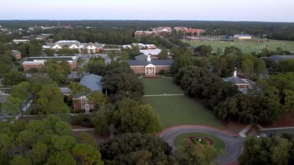 Empuje Aéreo Universidad Carolina Del Norte Wilmington — Vídeo de stock