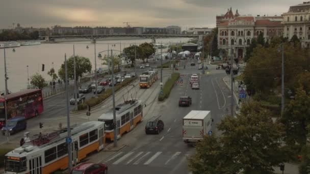 Budapest Hongrie 1Er Septembre 2022 Prise Vue District Buda Depuis — Video