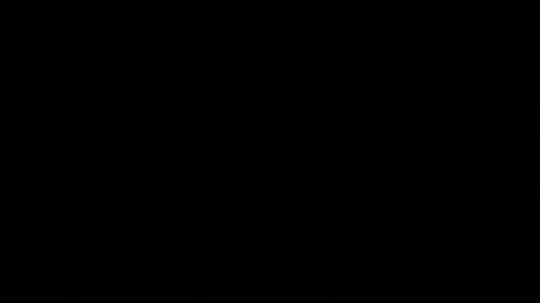 Голубой Переход Пульс Слабый Фильм Burn Кадры Свет Утечки Блики — стоковое видео