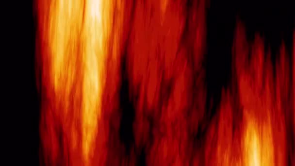 Przejście Pożaru Nagranie Oparzeń Lekkie Przecieki Rozbłysk Soczewce Szybko Komponowania — Wideo stockowe