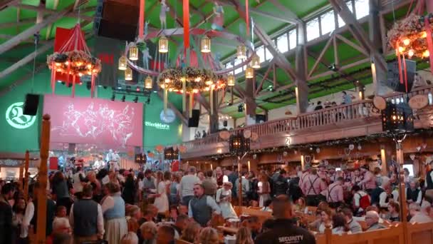 Oktoberfest Munich உலகப நடனம — ஸ்டாக் வீடியோ