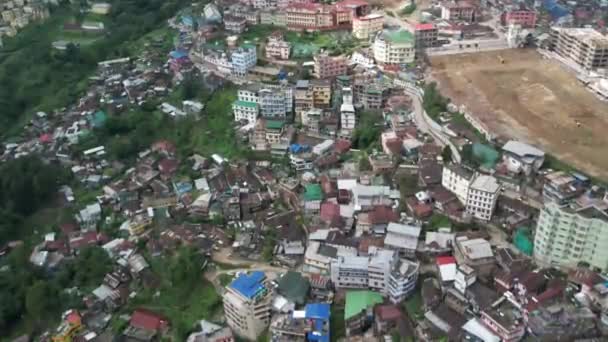 Teren Lokalny Stolicy Nagaland Kohimie — Wideo stockowe
