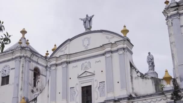 ニカラグアのリバス植民地教会通り部 — ストック動画