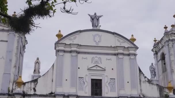 Departement Rivas Nicaragua Nicaraguanska Koloniala Kyrkan Gator Antika Kyrkan — Stockvideo