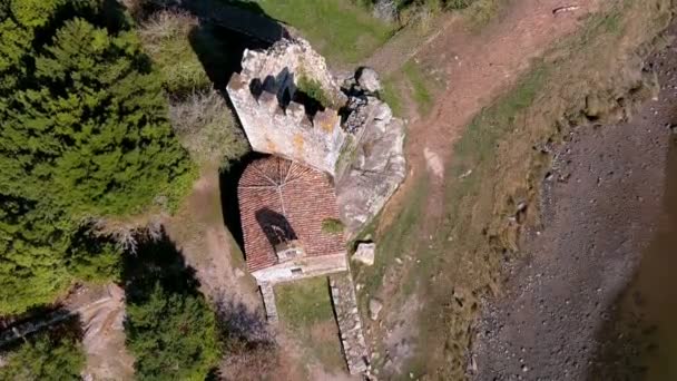 Tour Ermitage Iie Siècle Mer Atlantique Invasion Viking Monument Historico — Video