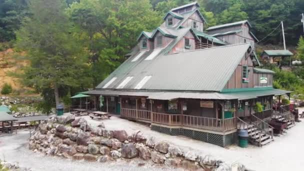 Vidéo Drone Emerald Village Près Little Switzerland Jour Été — Video