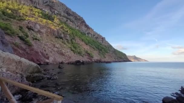マヨルカ島のバルデモッサ港スペイン — ストック動画