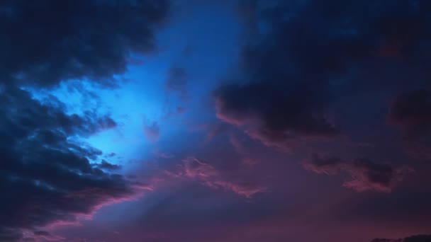 Nuvens Céu Azul Vídeo Especial Tempo Real Excelente Para Substituição — Vídeo de Stock