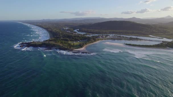 Idylliczny Krajobraz Hastings Point Północnej Nowej Południowej Walii Australia Zdjęcia — Wideo stockowe