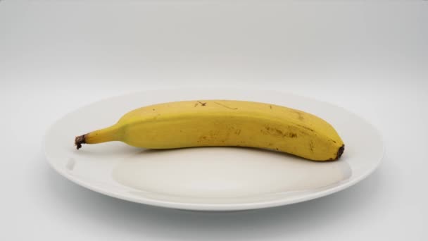 Gnijący Bananowy Timelapse Tygodnie Sekund — Wideo stockowe