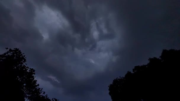 Timelapse Formación Nubes Lluvia — Vídeo de stock