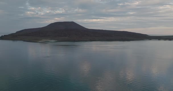 Εναέρια Καθιέρωση Shot Isla Coronado Εξωτικός Ταξιδιωτικός Προορισμός Στην Μπάχα — Αρχείο Βίντεο