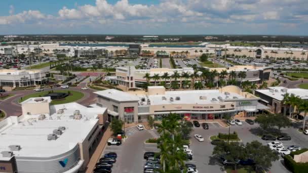 Drone Video Van Mall University Town Center Sarasota County Florida — Stockvideo