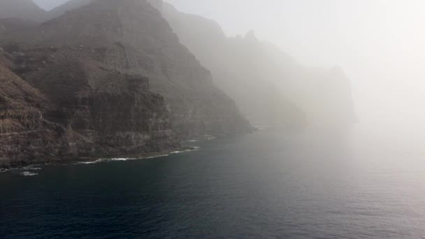 Vista Aérea Playa Gui Gui Las Palmas Gran Canaria Durante — Vídeo de stock