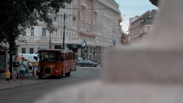 Bratislava Bir Sokak — Stok video