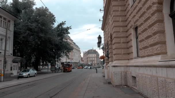 Bratislava Bir Sokak — Stok video