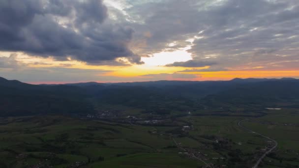 Csodálatos Hyperlapse Felvételek Naplemente Idő Rész — Stock videók