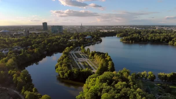 Parco Aereo Herastrau Bucarest Romania — Video Stock