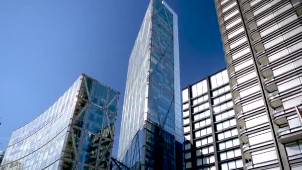 Panou Vertical Zgârie Nori Londra — Videoclip de stoc