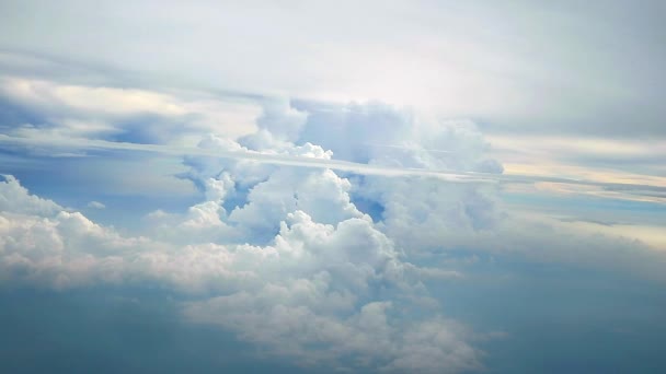 Hemelse Wolken Koninkrijk Achtergrond — Stockvideo