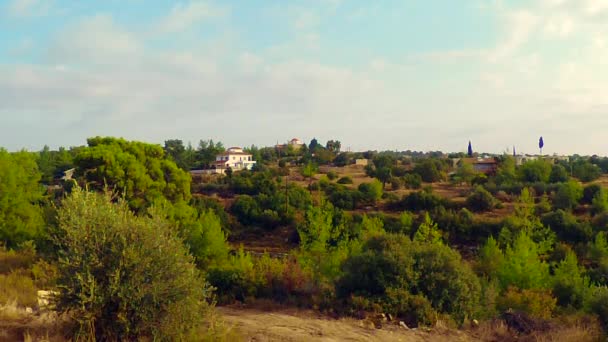 Chiesa Villaggio Domenica Mattina — Video Stock