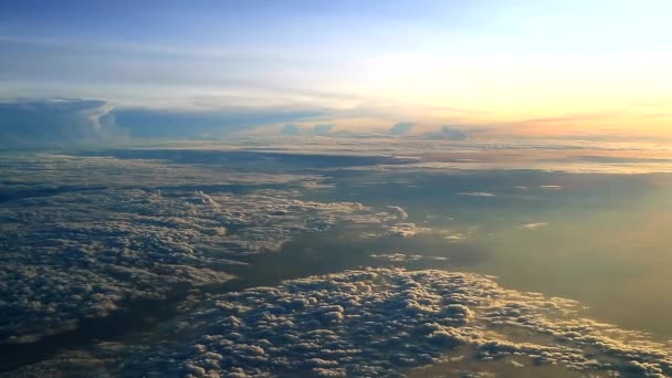 Heavenly Morning Blue Sky Sunrise — Stock Video