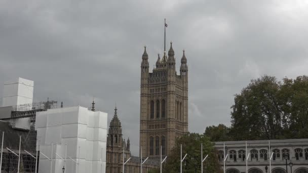 Parlementsgebouwen Londen Verenigd Koninkrijk — Stockvideo