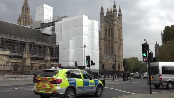 Casas Del Parlamento Londres Reino Unido Noviembre 2018 — Vídeo de stock