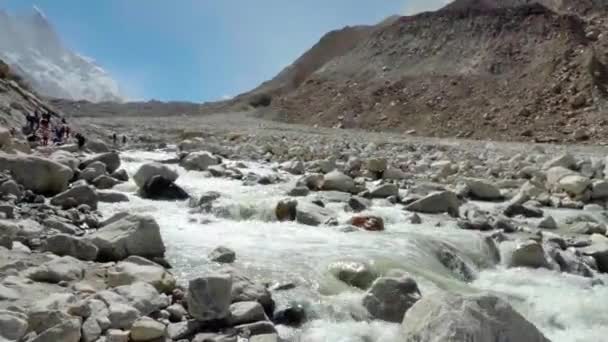 Bela Vista Gangotri Gaumukh Trek Uttarakhand Índia Gangotri Gaumukh Trek — Vídeo de Stock