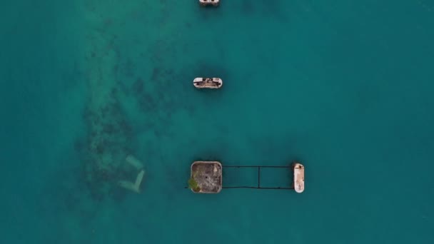 섬들이 청록색 다리를 — 비디오
