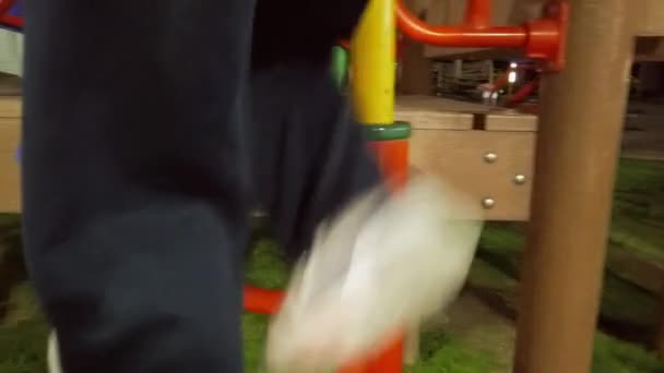 Little Kid Playground Little Kid Playground — Stock Video