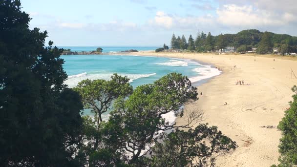 Tauranga Mount Maunganui Nya Zealand — Stockvideo