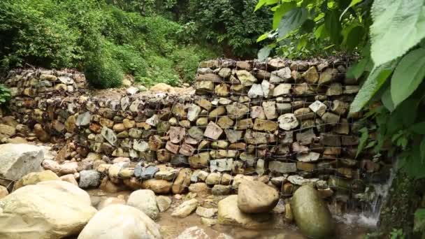 Técnica Recolección Agua Lluvia Esta Técnica Adopta Para Ahorrar Agua — Vídeos de Stock