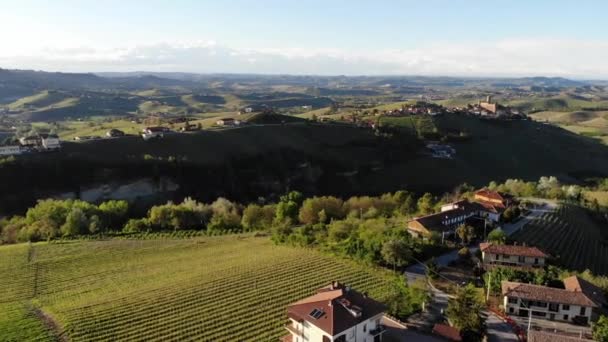 Drone Mavic Air Che Avanza Sopra Meravigliose Colline Verde Paesaggio — Video Stock