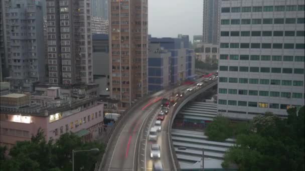 Timelapse Road Hong Kong — стокове відео