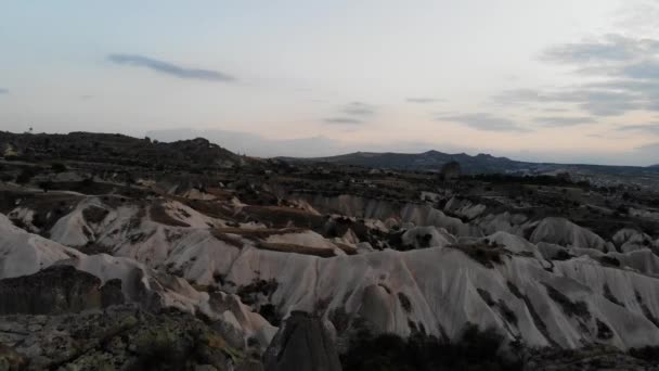 Mavic Décollage Vallée Amour Près Goreme Coucher Soleil Kapadokya — Video