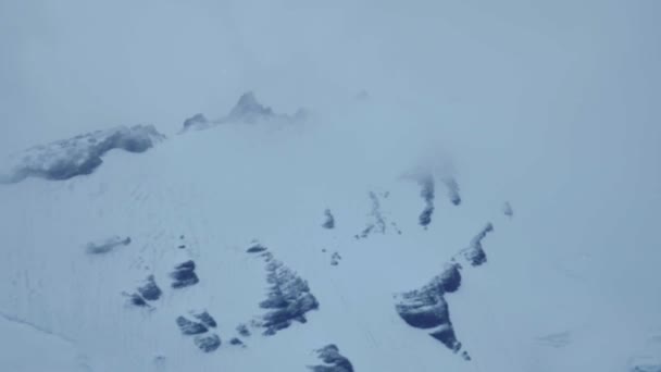 Glaciar Cima Montaña — Vídeos de Stock