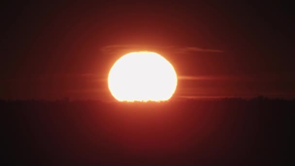 Закат Солнца Патагонии — стоковое видео
