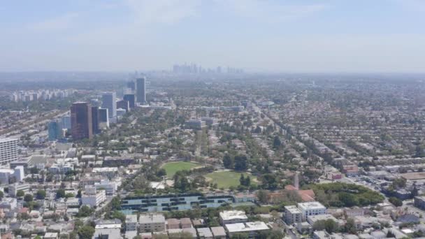 Maravilhosa Antena Sobre Los Angeles Durante Tarde — Vídeo de Stock