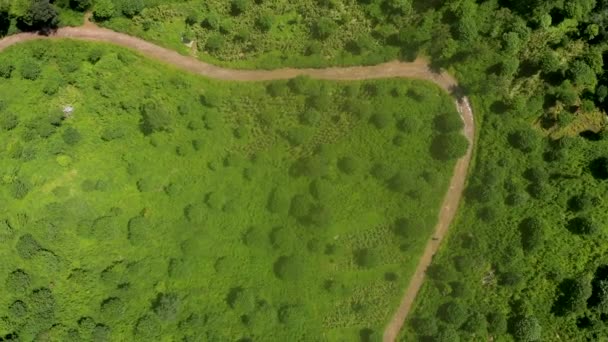 Vue Aérienne Haut Bas Village Khonoma Formant Une Forme Nagaland — Video