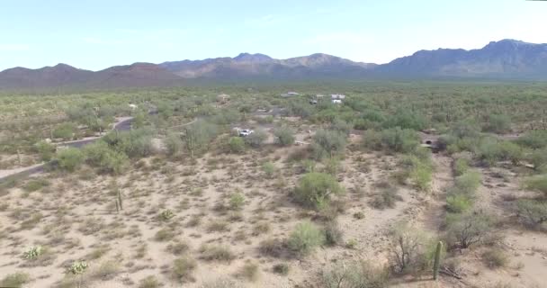 Gilbert Ray Kamp Alanı Arizona Sonora Çölü — Stok video