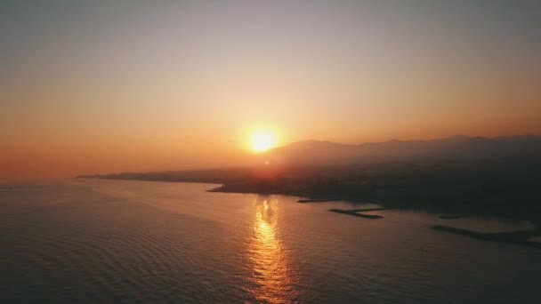 Tournages Vidéo Aériens Depuis Une Plage Nueva Andaluca Espagne — Video