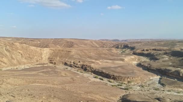 Vista Aérea Deserto Negev Sul Israel — Vídeo de Stock