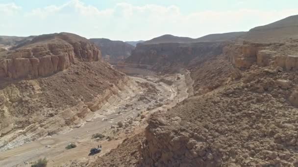 Imagens Aéreas Grande Desfiladeiro Deserto — Vídeo de Stock