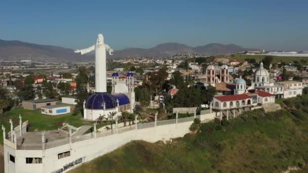 Parish San Martn Porres Catholic Church Tijuana Mexico Parroquia San — Stock video